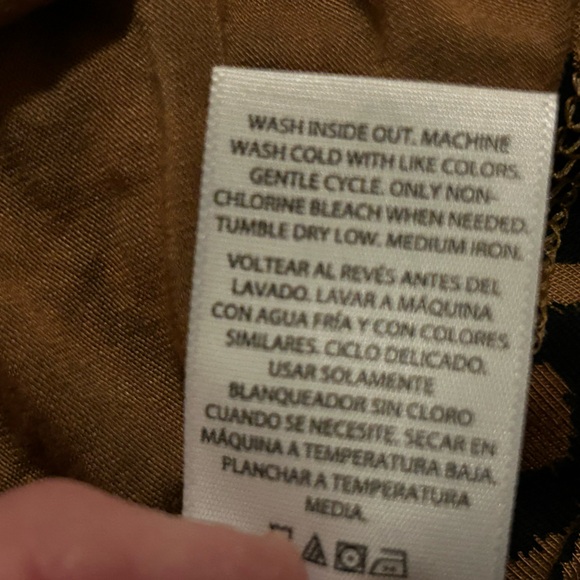 Leopard print stretchy dress size 3x Terra & Sky - Picture 7 of 9